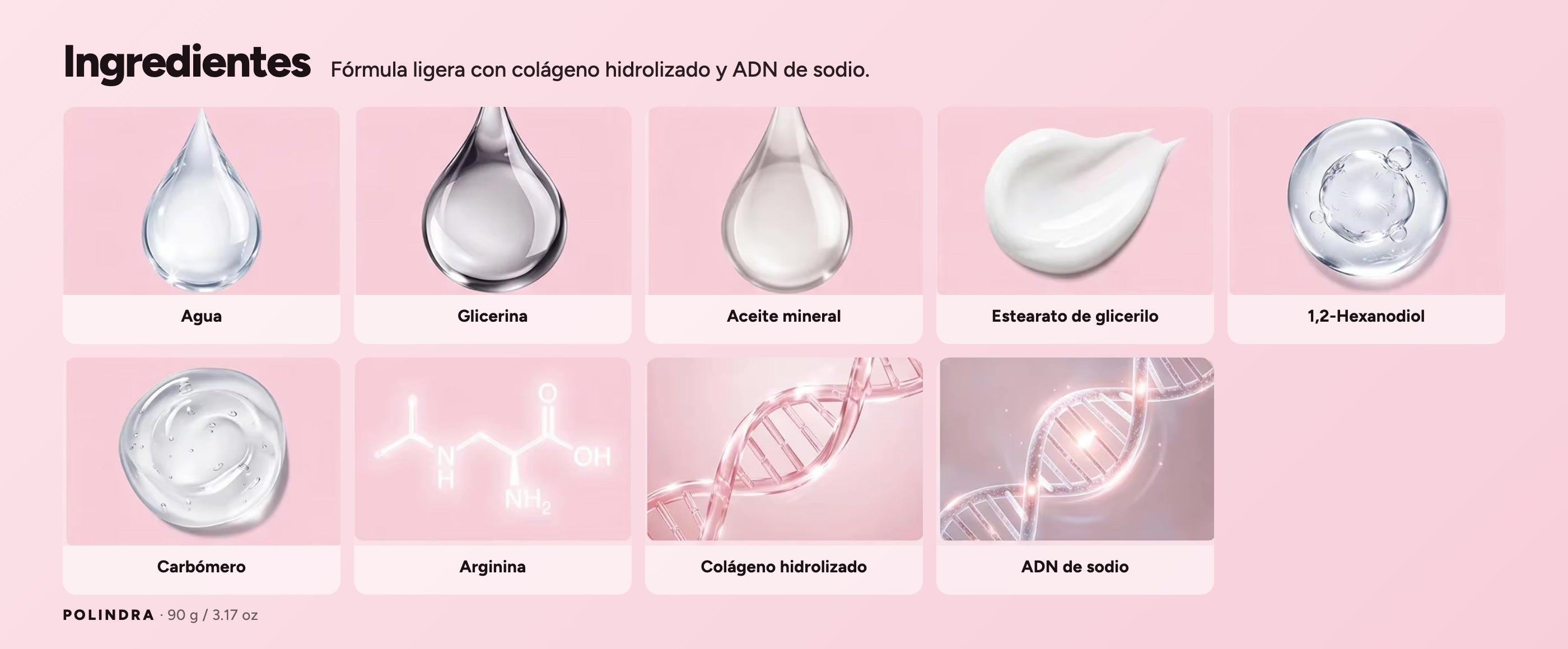 Ingredientes declarados por el fabricante