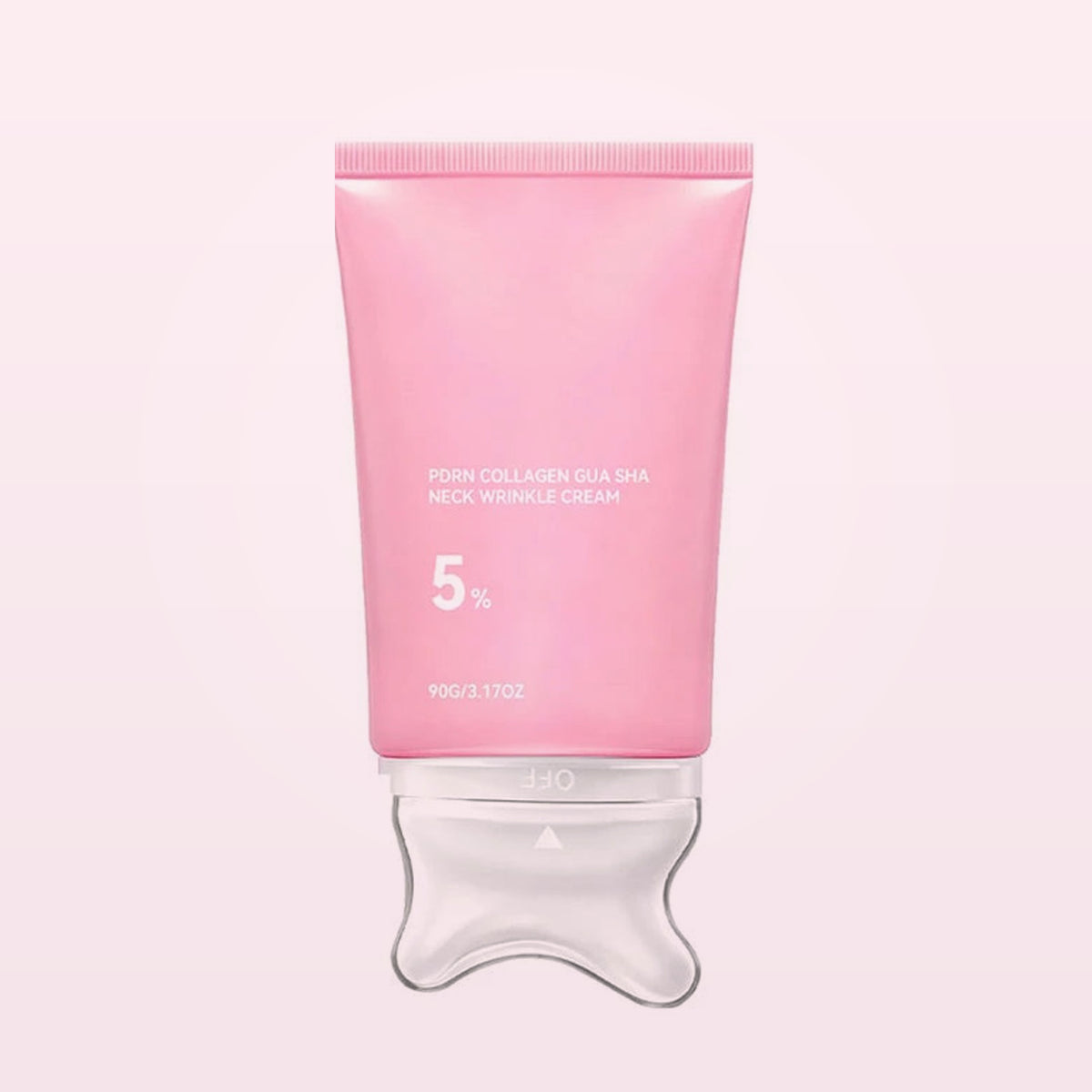Crema de cuello Polindra con masajeador gua sha integrado